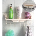 kitchen wall shelf with hook
