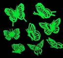 Full House luminous paste / bedroom wall stickers / ceiling paste butterfly