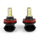 2 X H11 13LED 5050 SMD Lamps & Bulbs 12V Lamp Car Fog Light Bulbs New
