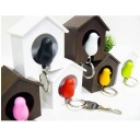 Love nest bird key chain whistle sparrow keychain color random