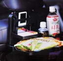 Car back chair collapsible beverage rack car dining disk water cup holder