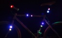 Bicycle Bike Cute Skull Safety Rear Waterproof Silicone Led Light random colors