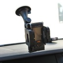Rotating suction cup car outlet dual-use vehicle mobile phone holder / GPS navigation frame