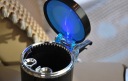 The high-end LED blue car ashtray