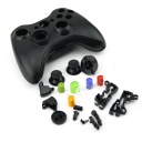 xbox 360 wireless controller replacement shell black