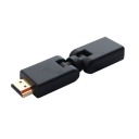 Gold Plated 360 degrees Rotation HDMI Male to Female Swivel Adapter Converter