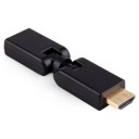 Gold Plated 360 degrees Rotation HDMI Male to Female Swivel Adapter Converter