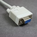 VGA Male to 2 Female Splitter Cable Cord for PC Monitor