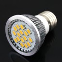 7W E27 LED Bulb Spotlight 16LEDs SMD 5630 220Vw/ Cover Warm White