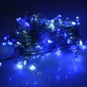 Christmas Tree Wedding Party white+blue LED Light 10m w/ End Plug 110V