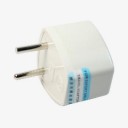 2-pin EU Travel Plug Power Adapter Converter White