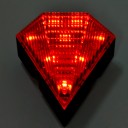 Rechargeable Bicycle Laser Safety Taillight with Laser Light Beam Rear RED LED Light Lamp