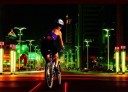 Rechargeable Bicycle Laser Safety Taillight with Laser Light Beam Rear RED LED Light Lamp