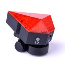 Rechargeable Bicycle Laser Safety Taillight with Laser Light Beam Rear RED LED Light Lamp