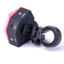 Rechargeable Bicycle Laser Safety Taillight with Laser Light Beam Rear RED LED Light Lamp