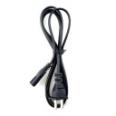 2 Prong US Black Power Cord Cable Connector for Laptop AC Power Adapter Charger