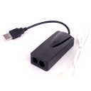 External USB 2.0 3 in 1 Data/Fax/Voice Dial Up Modem 56K V.92