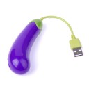 cute USB Hub 2.0 Speed Eggplant shape