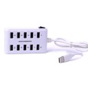 10 PORT 480Mbps High performance USB 2.0 HUB for LAPTOP MAC