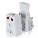 World Travel Adapter with USB Charging Port + Surge Protection