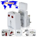 World Travel Adapter with USB Charging Port + Surge Protection