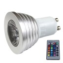 4W GU10 RGB light LED Light Bulb Lamp 16 Color Power Saving IR Remote Control