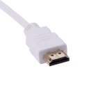 HDMI to VGA adapter cable converter with audio and charging