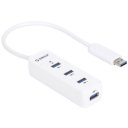 ORICO W5PH4-BK Super speed USB 3.0 Strip Shape HUB for Microsoft Surface, Ultrabooks and MacBook Air