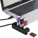 ORICO W5PH4-BK Super speed USB 3.0 Strip Shape HUB for Microsoft Surface, Ultrabooks and MacBook Air