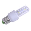 E27-2U U Shape E27 6W 318lm 6500K 8 LED 5730 White Light Energy Saving Bulb - White (AC 85~265V)