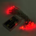 Portable romantic 4 M 40 LED String Light with 3AA batteries red