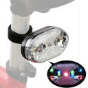 9 LED Flashing Safety Bike Bicycle Rear Tail Light Warning Tail Lamp Red/Colorful