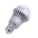 5730 E27 7W silver gray aluminum classic white LED bulb(7W E27 AC200-240V,550-650LM)