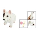 Auto Fragrant Bull Terrier Nodding Bobblehead Dashboard Dogs Toys White