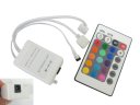 24keys led rgb strip IR remote controller with two cables