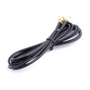 RP-SMA Male to Female Adapter Cable - Black + Golden (2m-Length)