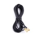 RP-SMA Male to Female Adapter Cable - Black + Golden (3m-Length)
