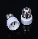 2x New E27 to GU10 LED CFL Halogen Bulb Lamp Converse Base Extend Adapter