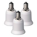 1x New E12 to E27 Socket LED Halogen CFL Light Base Converter Extend Adapter