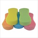 Car Colored Cotton Cleaning Sponge Pad (5-pieces)