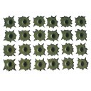 Army Green Paper Made Shothole 24 Holes Car Decal Sticker