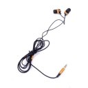 D9 earphones metal earphones in ear bass mp3