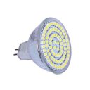 MR16 80 LED 3528 SMD High-brightness Exhibition Light Bulb Lamp Pure White 220V 