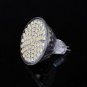 MR16 60-LED 3528 SMD Exhibition Studio Ceiling Light Bulb Lamp Pure White 12V 4W 