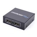 HDMI Splitter 1X2 HDMI splitter 1 in 2 out supports 3D&full HD1080p with power adapter