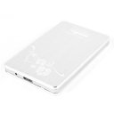 Silver Tone Aluminum USB 3.0 to SATA 2.5" HDD External Enclosure Case Box