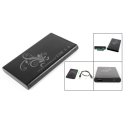 Portable Aluminum USB 3.0 SATA 2.5" HDD Hard Drive External Enclosure Case Black