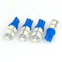 4 Pcs T10 194 168 W5W Ice Blue 5050 9-SMD LED Tail Light Bulbs DC 12V for CarSpecifications: Product