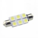 6-LED 5050 SMD Car Festoon Light Bulb Lamp Pure White 12V DC 39mm 3423 3425