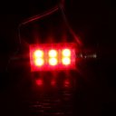 10x Red Festoon 3528 6-LED Light Bulb for Car Interior Dome Door Lamp 39mm x 10mm